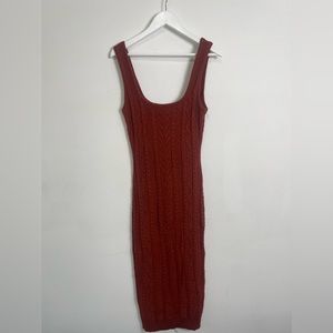 Emory Park - rust knit dress